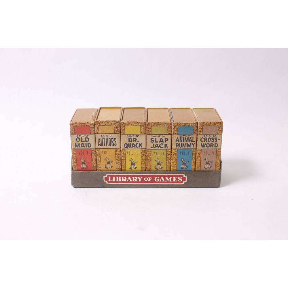 1940s Retro Russel Library of Games Card Game Lot Collectible ~ 260302-WH 1010